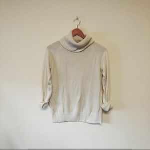 Beige turtleneck